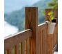 Poteau en pin sylvestre 9 x 9 x 210 cm - GUEULES DES BOIS