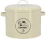 Poubelle de cuisine à compost ronde 6 litres