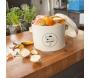 Poubelle de cuisine à compost ronde 6 litres - 