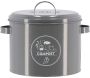 Poubelle de cuisine à compost ronde 6 litres