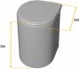 Poubelle de recyclage à fixation sur porte 13 litres - 33,90