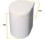 Poubelle de recyclage à fixation sur porte 13 litres - 33,90