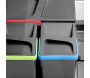 Poubelles pour tiroir de cuisine Recycle (Lot de 3 bacs de tri) - EMUCA