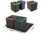 Poubelles pour tiroir de cuisine Recycle (Lot de 3 bacs de tri) - 69,90