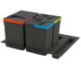 Poubelles pour tiroir de cuisine Recycle (Lot de 3 bacs de tri)