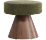 Pouf en MDF et tissu 48 x 45 cm Lanzo - VEN-1118