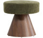 Pouf en MDF et tissu 48 x 45 cm Lanzo - 5