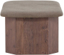 Pouf banc en MDF Todd 88 x 59 x 42 cm - 319