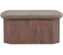 Pouf banc en MDF Todd 88 x 59 x 42 cm - 5