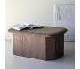 Pouf banc en MDF Todd 88 x 59 x 42 cm - VENTURE HOME