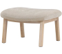Pouf en bois de frêne Rile - 5