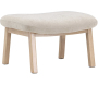 Pouf en bois de frêne Rile