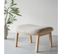 Pouf en bois de frêne Rile - VENTURE HOME