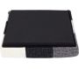 Pouf coffre pliable couvercle Patchwork - 5