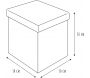 Pouf coffre pliable enfant Circuit - THE HOME DECO KIDS