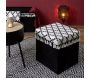 Pouf coffre pliable avec pampille Mirage - 9