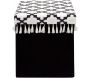 Pouf coffre pliable avec pampille Mirage - 19,90