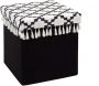 Pouf coffre pliable avec pampille Mirage