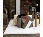 Pouf coffre pliable patchwork côtelé Scott - THE HOME DECO FACTORY