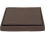Pouf coffre pliable en PU Jill - 5