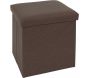 Pouf coffre pliable en PU Jill