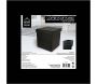 Pouf coffre pliable PU assise capitonnée - 19,90