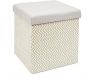 Pouf coffre pliable tressage Mirage