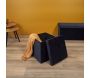 Pouf coffre pliable en velours Rétro - THE HOME DECO FACTORY