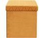Pouf coffre pliable en velours Rétro - 19,90