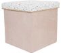 Pouf coffre de rangement Terrazzo