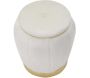 Pouf coffre de rangement en tissu Paris 43 x 43 cm - 68,90