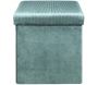 Pouf coffre de rangement velours côtelé Giullia - CMP-2621