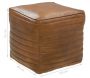 Pouf cube en cuir - 205