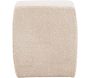 Pouf cube en polyester bouclette Neapel - VEN-0598