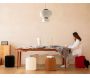 Pouf design en carton plié 35 cm - IDE-0195