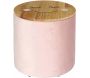 Pouf enfant en bois et velours Moon