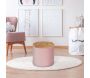 Pouf enfant en bois et velours Moon - 26,90