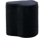 Pouf enfant en teddy Heart - 5