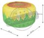 Pouf extérieur avec imprimé déco - ESS-0964