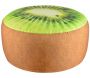 Pouf extérieur avec imprimé déco