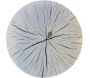 Pouf imitation rondin de bouleau - 