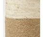 Pouf en jute et maïs naturel - AUBRY GASPARD
