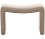 Pouf en lin Ottoman 70 x 45 x 46 cm - VEN-1103