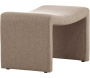 Pouf en lin Ottoman 70 x 45 x 46 cm - 5