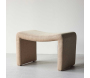 Pouf en lin Ottoman 70 x 45 x 46 cm - VENTURE HOME