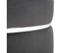 Pouf sur pieds en tissu Paris 35 x 40.5 cm - 5