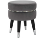 Pouf sur pieds en tissu Paris 35 x 40.5 cm