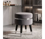 Pouf sur pieds en tissu Paris 35 x 40.5 cm - MAURO FERRETTI