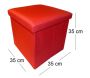 Pouf pliable Oxford - 13,93