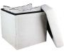 Pouf pliable imitation fourrure - CMP-0900